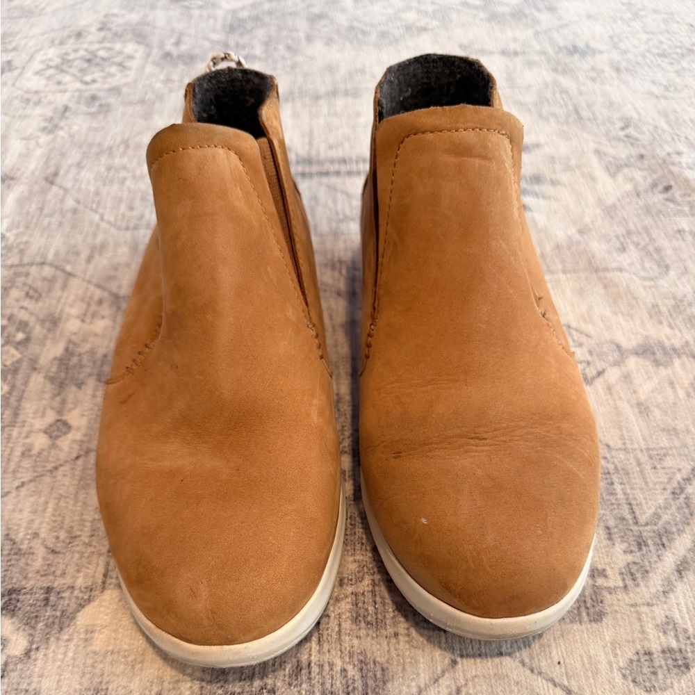 Olukai Hawai'iloa Manu Hope Leather Waterproof Bootie's Comfort Outdoor Tan 8.5